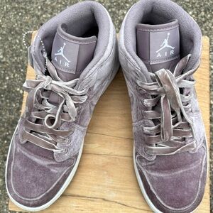 Jordan Women's Velvet Sneakers - Purple